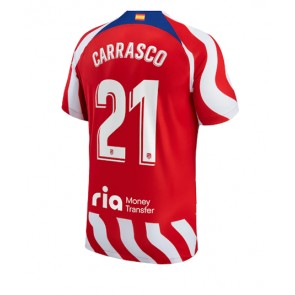 Atletico Madrid Yannick Carrasco #21 Hemmatröja 2022-23 Korta ärmar